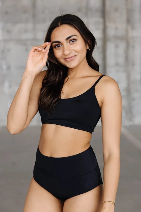 Swim Bottoms | Swim Bottoms>Maven Thread High Rise Bottoms - Black