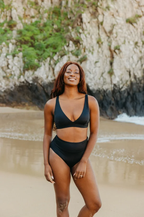 Swim Bottoms | Swim Bottoms>Maven Thread High Rise Bottoms - Black