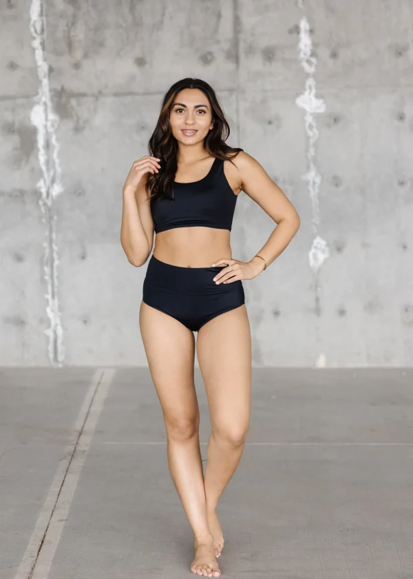 Swim Bottoms | Swim Bottoms>Maven Thread High Rise Bottoms - Black
