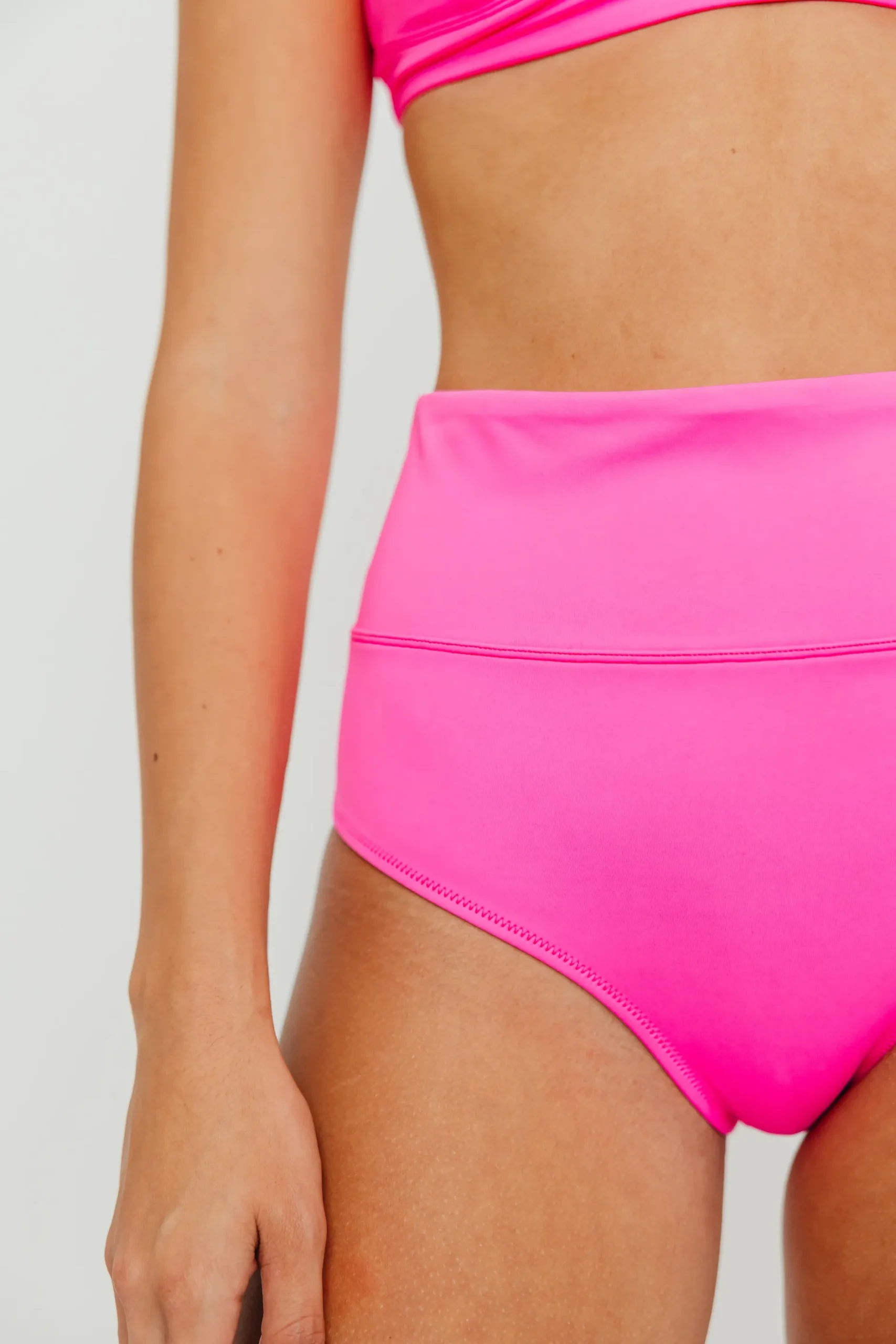 high_rise_bottoms__hot_pi_2.webp Swim Bottoms | Swim Bottoms>Maven Thread High Rise Bottoms - Hot Pink