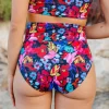 Swim Bottoms | Swim Bottoms>Maven Thread High Rise Bottoms - Midnight Floral
