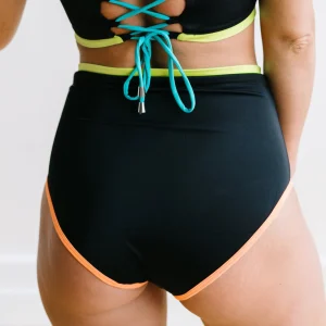 Swim Bottoms | Swim Bottoms>Maven Thread High Rise Bottoms - Neon