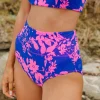 Swim Bottoms | Swim Bottoms>Maven Thread High Rise Bottoms - Neon Floral