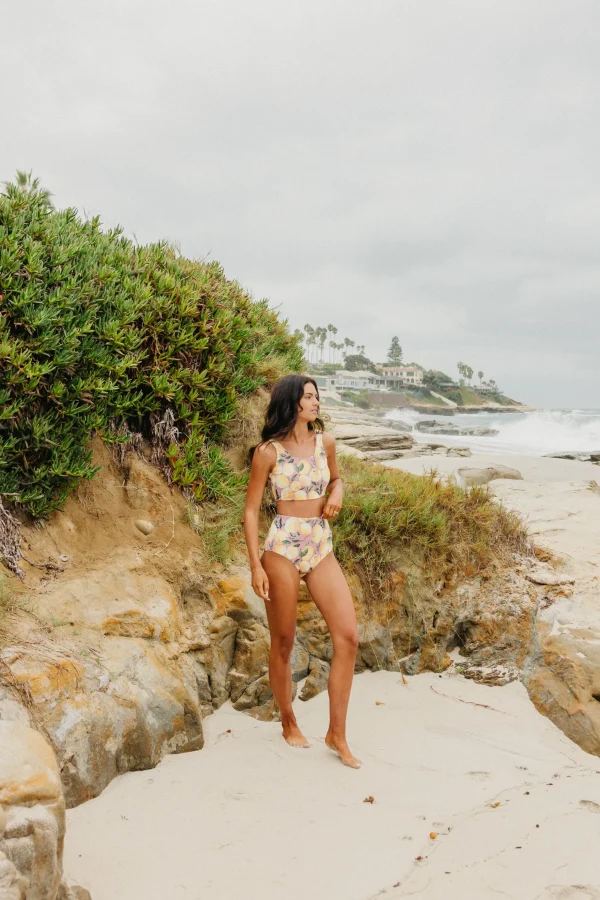 Swim Bottoms | Swim Bottoms>Maven Thread High Rise Bottoms - Pink Lemonade