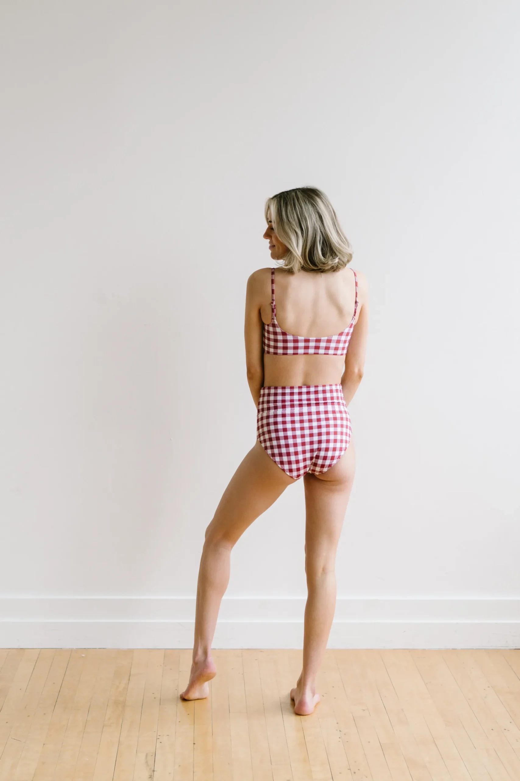 high_rise_bottoms__red_gi_4.webp Swim Bottoms | Swim Bottoms>Maven Thread High Rise Bottoms - Red Gingham