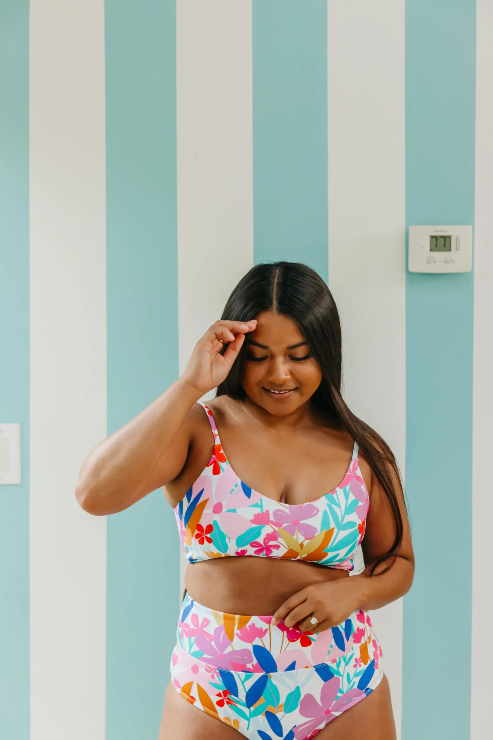high_rise_bottoms__summer_14.webp Swim Bottoms | Swim Bottoms>Maven Thread High Rise Bottoms - Summer Floral