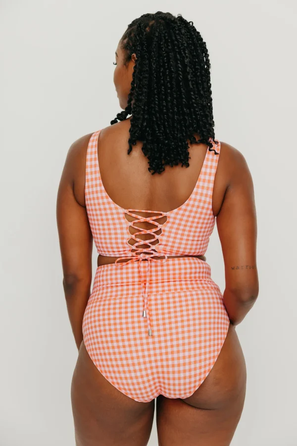 Swim Bottoms | Swim Bottoms>Maven Thread High Rise Bottoms - Summer Gingham