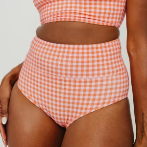 Swim Bottoms | Swim Bottoms>Maven Thread High Rise Bottoms - Summer Gingham
