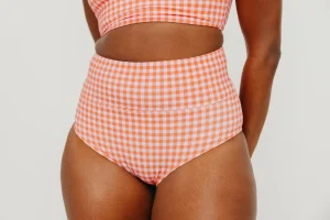 Swim Bottoms | Swim Bottoms>Maven Thread High Rise Bottoms - Summer Gingham