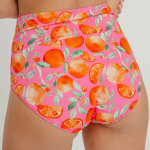 Swim Bottoms | Swim Bottoms>Maven Thread High Rise Bottoms - Tangerine