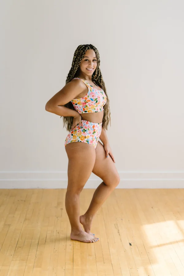 Swim Bottoms | Swim Bottoms>Maven Thread High Rise Bottoms - Watercolor Floral