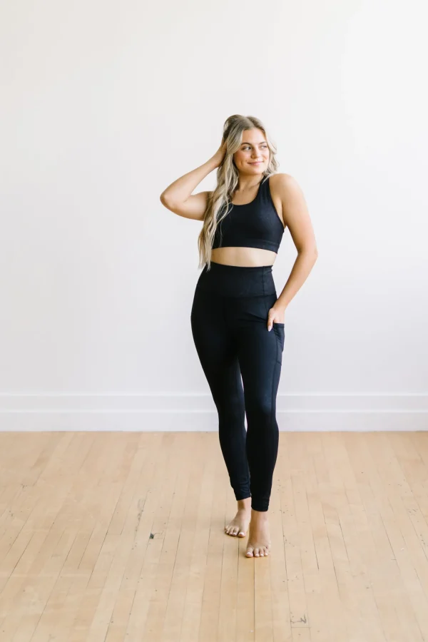 Leggings>Maven Thread Inspire Leggings - Black Snakeskin