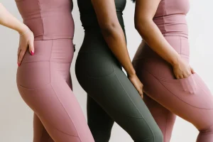Leggings>Maven Thread Inspire Leggings - Dusty Rose Ribbed