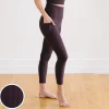 Leggings>Maven Thread Inspire Leggings - Eggplant Ribbed