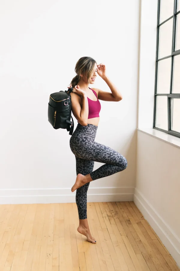 Leggings>Maven Thread Inspire Leggings - Gray Leopard