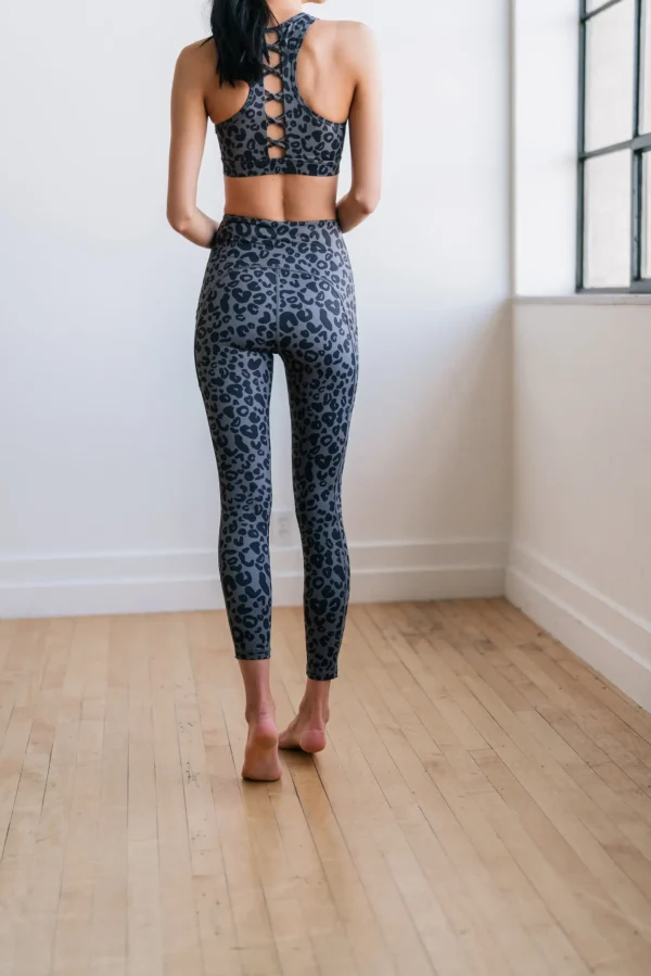 Leggings>Maven Thread Inspire Leggings - Gray Leopard