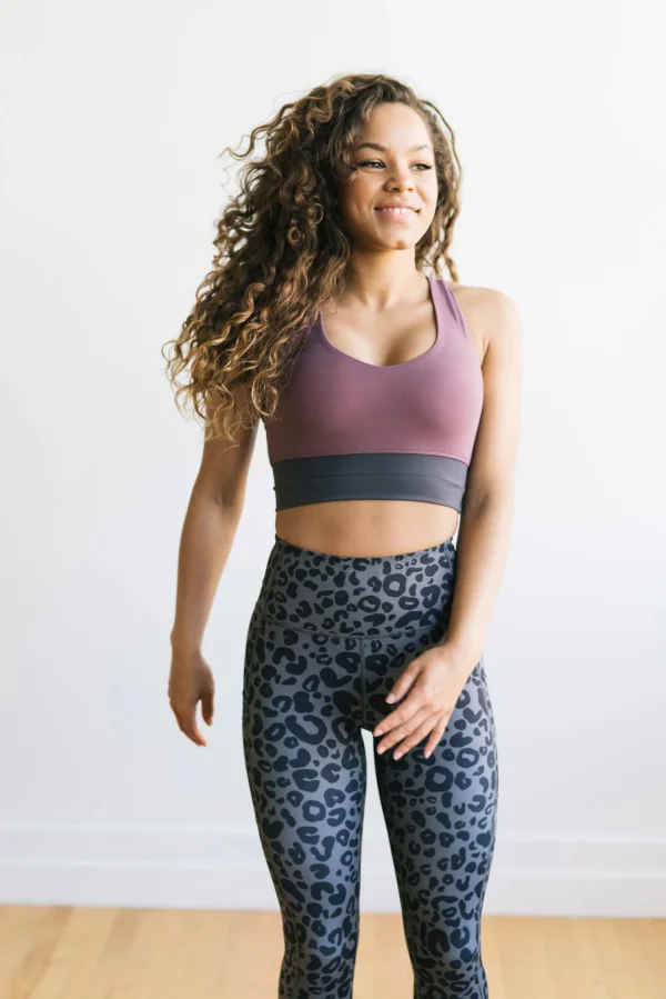 Leggings>Maven Thread Inspire Leggings - Gray Leopard
