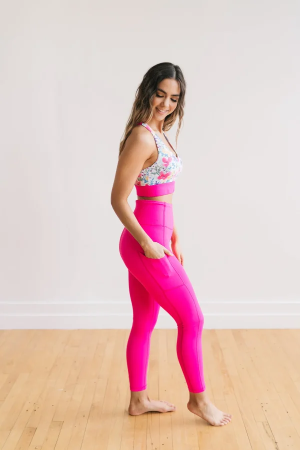 Leggings>Maven Thread Inspire Leggings - Hot Pink
