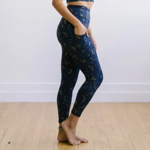 Leggings>Maven Thread Inspire Leggings - Navy Zodiac