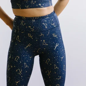 Leggings>Maven Thread Inspire Leggings - Navy Zodiac