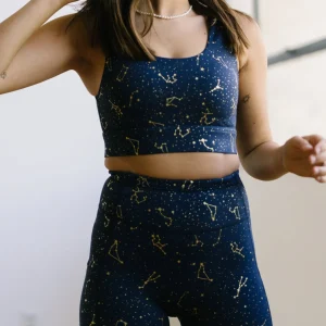 Leggings>Maven Thread Inspire Leggings - Navy Zodiac