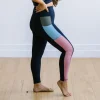 Leggings>Maven Thread Inspire Leggings - Olive Colorblock