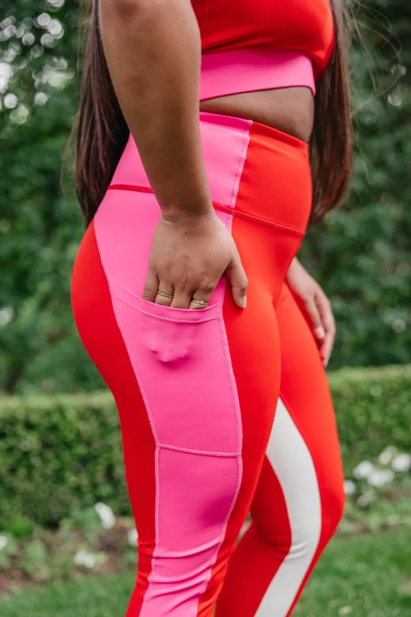 Leggings>Maven Thread Inspire Leggings - Passion Pink