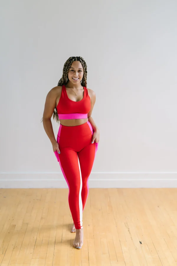 Leggings>Maven Thread Inspire Leggings - Passion Pink
