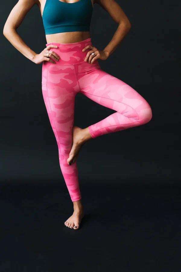 Leggings>Maven Thread Inspire Leggings - Pink Camo