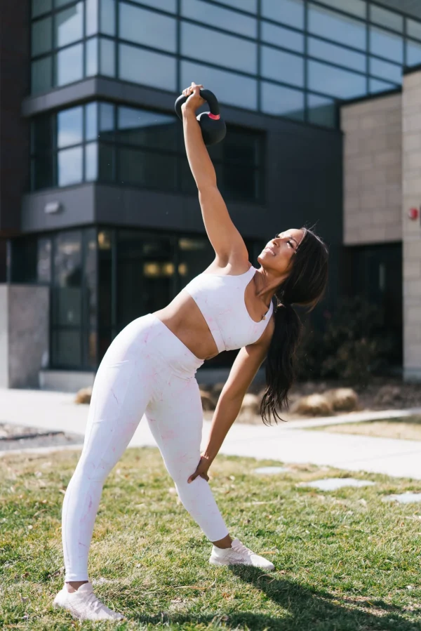 Leggings>Maven Thread Inspire Leggings - Pink Marble