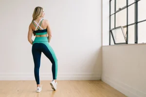 Leggings>Maven Thread Inspire Leggings - Teal Colorblock