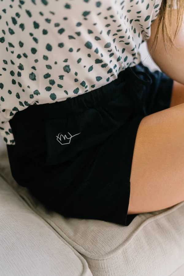 Shorts | Pajamas>Maven Thread Lounge Premium Pajama Shorts - Black