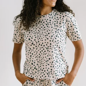 Hoodies + Sleep | Pajamas>Maven Thread Lounge Premium Pajama Top - Dalmatian