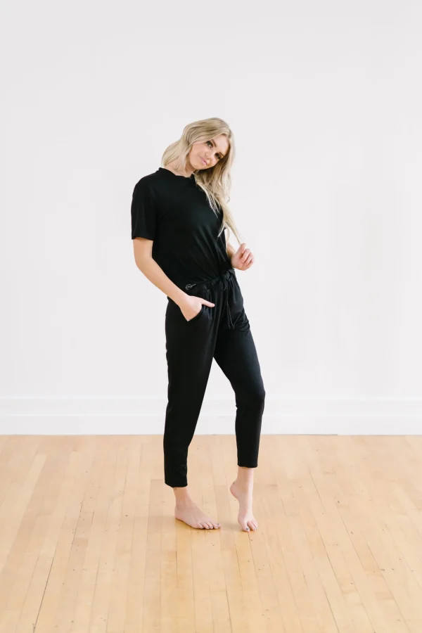 Hoodies + Sleep | Pajamas>Maven Thread Lounge Premium Pajama Top - Black