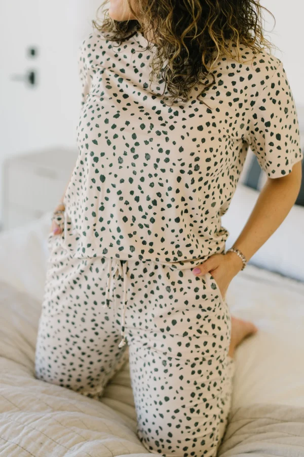 Hoodies + Sleep | Pajamas>Maven Thread Lounge Premium Pajama Top - Dalmatian