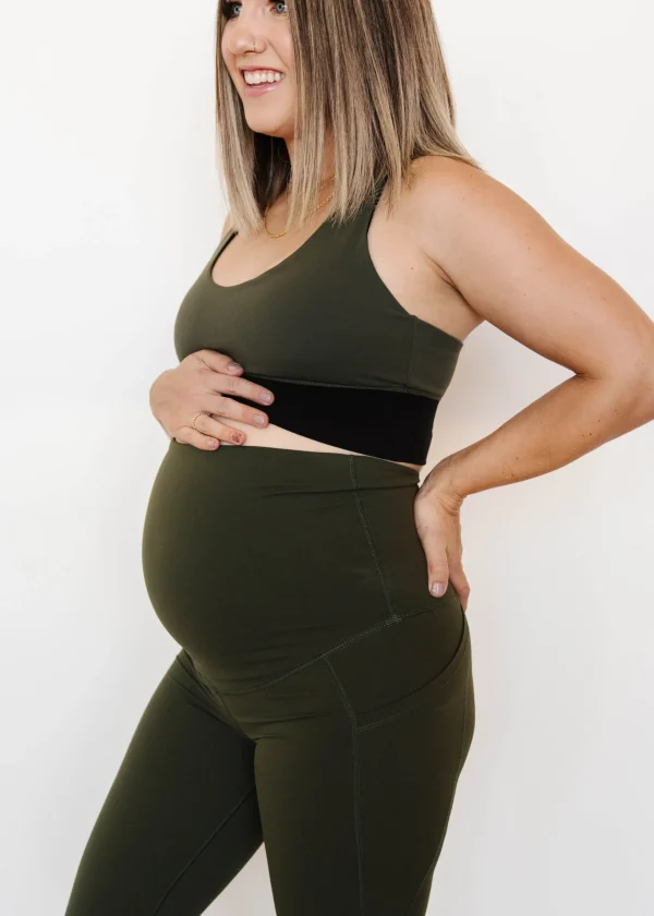Leggings>Maven Thread Maternity Leggings - Olive