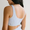 Swim Tops | Swim Tops>Maven Thread Oasis Bikini Top - Blue Stripe