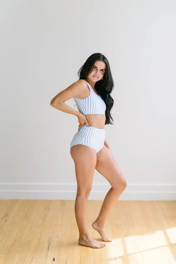 Swim Tops | Swim Tops>Maven Thread Oasis Bikini Top - Blue Stripe