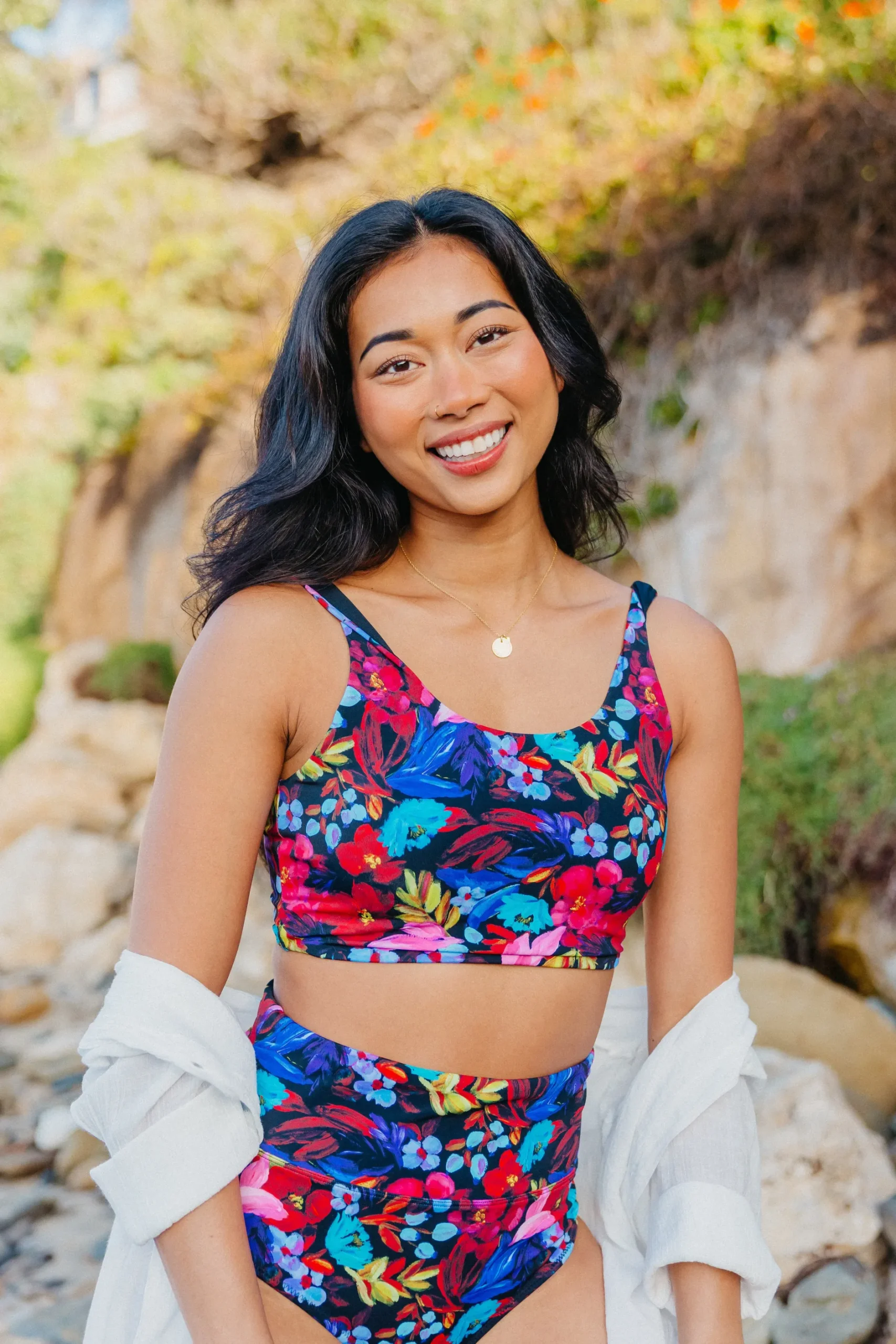 oasis_bikini_top__midnigh_2.webp Swim Tops | Swim Tops>Maven Thread Oasis Bikini Top - Midnight Floral