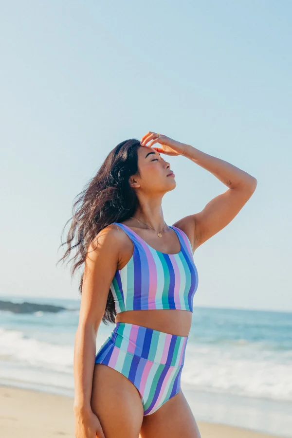 Swim Tops | Swim Tops>Maven Thread Oasis Bikini Top - Siren Stripes