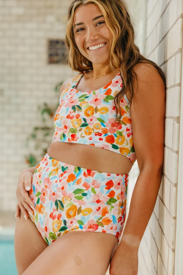 Swim Tops | Swim Tops>Maven Thread Oasis Bikini Top - Watercolor Floral