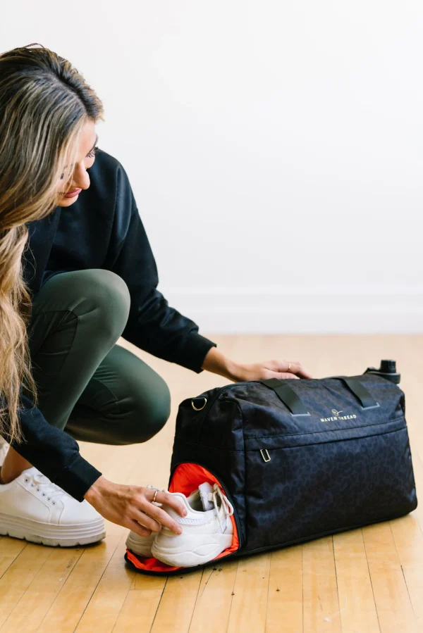 Duffel Bags>Maven Thread On the Go Duffel - Grey Leopard