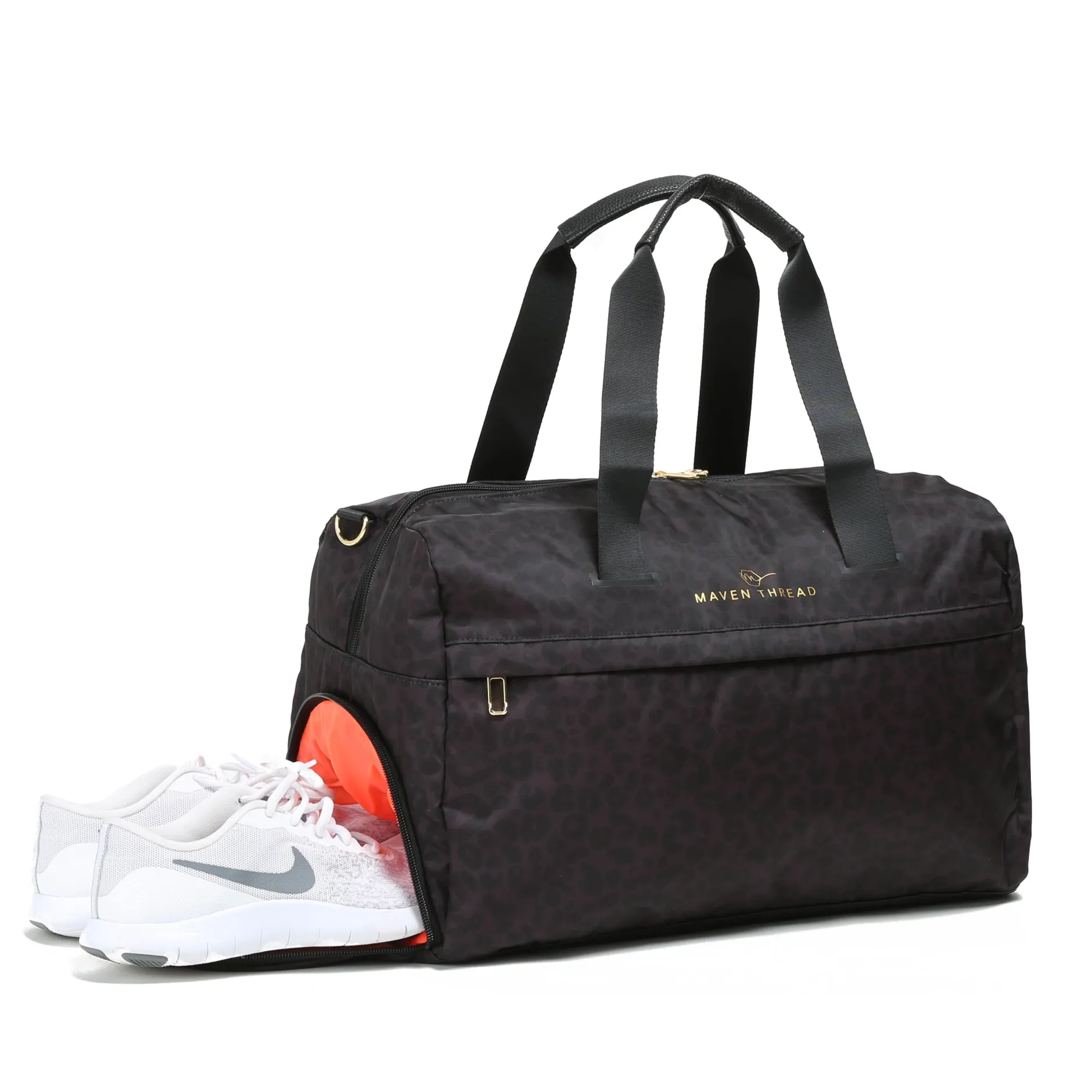 on_the_go_duffel__grey_le_6.webp Duffel Bags>Maven Thread On the Go Duffel - Grey Leopard