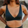 Swim Tops | Swim Tops>Maven Thread Plunge Bikini Top - Black