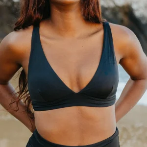 Swim Tops | Swim Tops>Maven Thread Plunge Bikini Top - Black