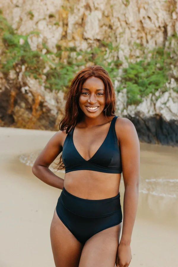 Swim Tops | Swim Tops>Maven Thread Plunge Bikini Top - Black