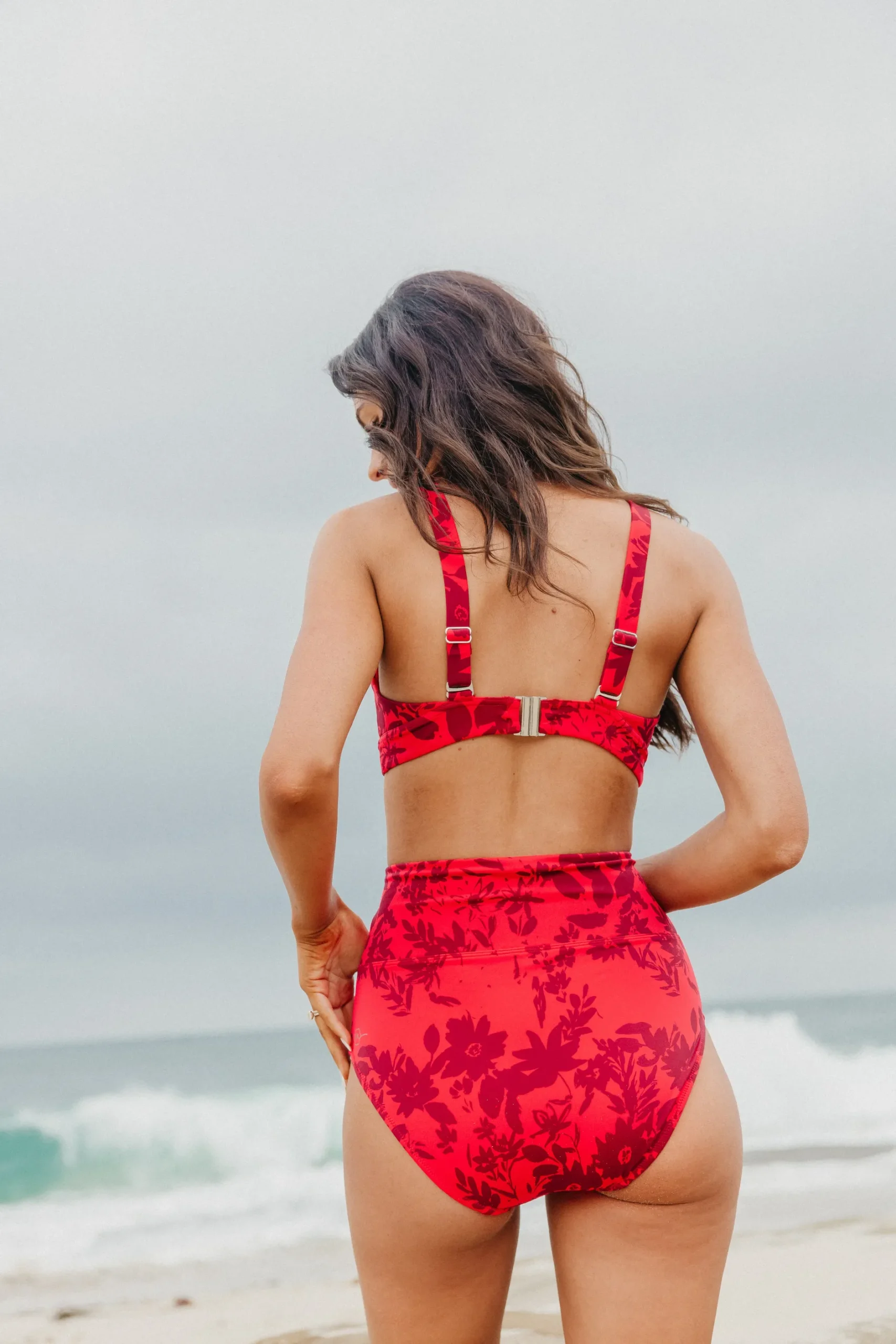 plunge_bikini_top__crimso_1.webp Swim Tops | Swim Tops>Maven Thread Plunge Bikini Top - Crimson Floral