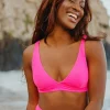 Swim Tops | Swim Tops>Maven Thread Plunge Bikini Top - Hot Pink
