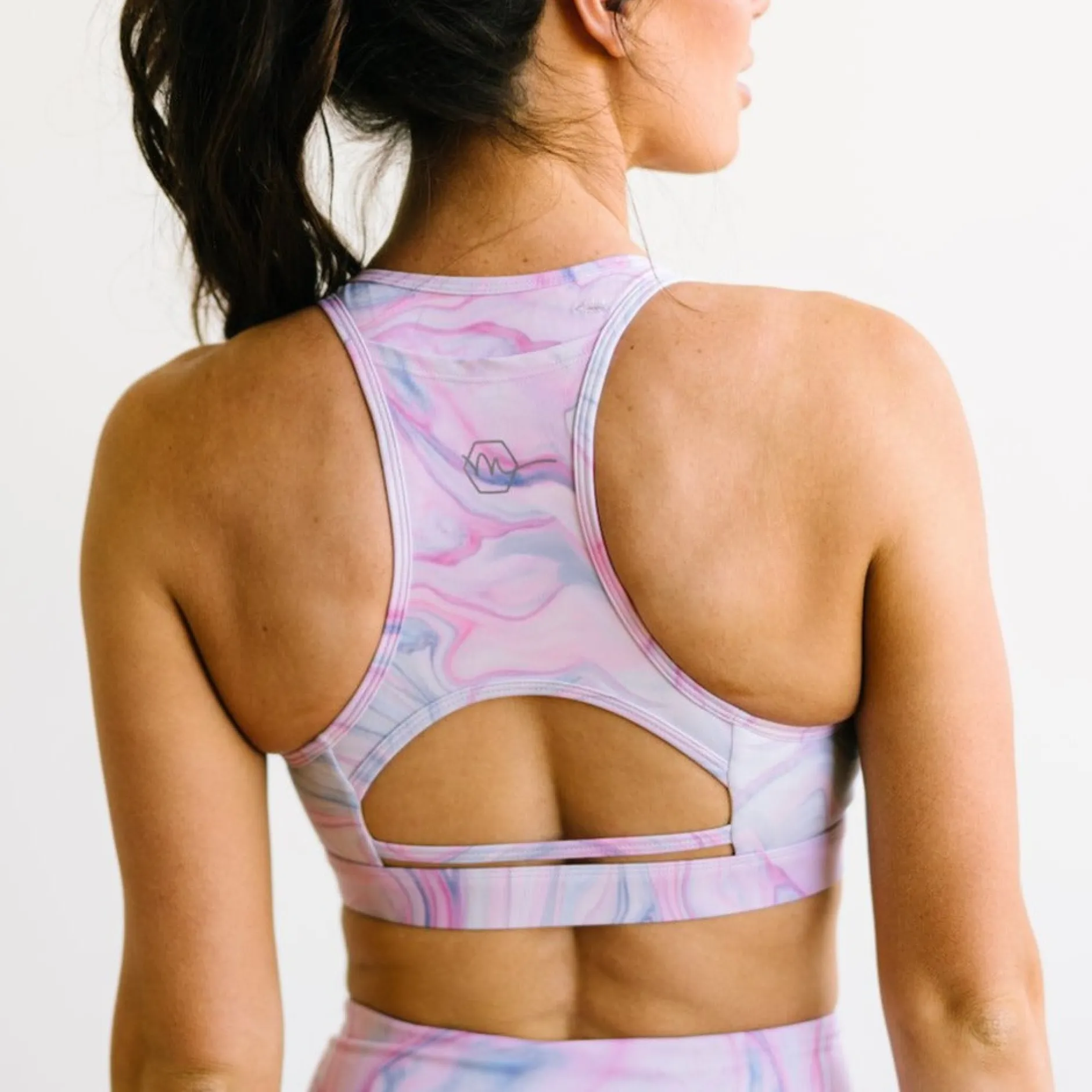 power_sports_bra__pastel__0.webp Sports Bras>Maven Thread Power Sports Bra - Pastel Marble