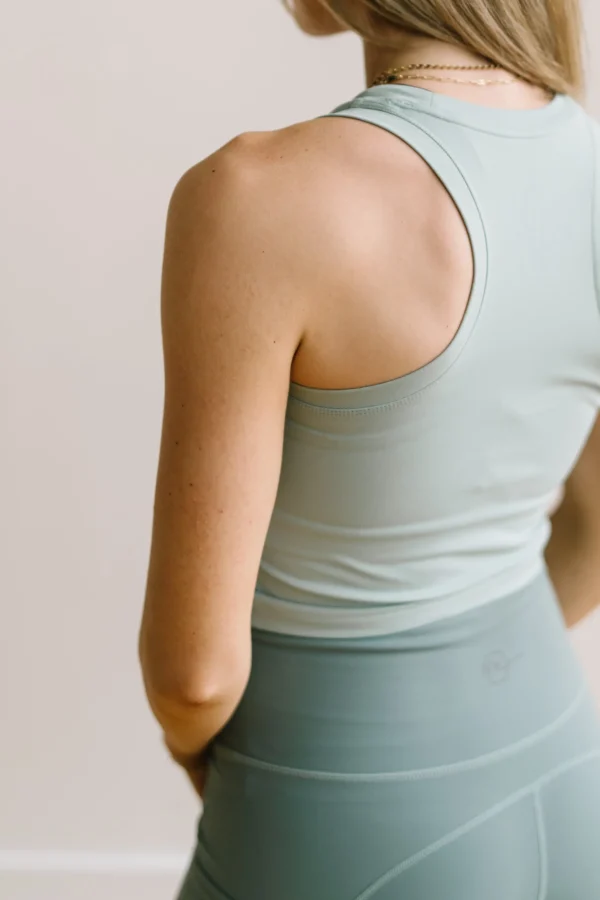 Tanks>Maven Thread Renew Crop Tank - Blue Mist